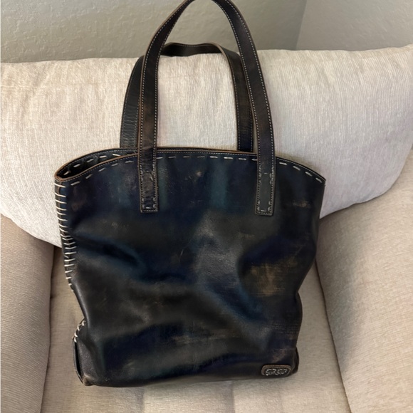 Bed Stu Black Luxe Leather Purse - Picture 1 of 5